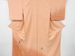 リサイクル　童女模様刺繍訪問着